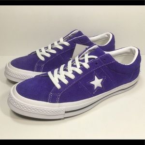 Converse One Star Ox Purple Sz 8 & 8.5